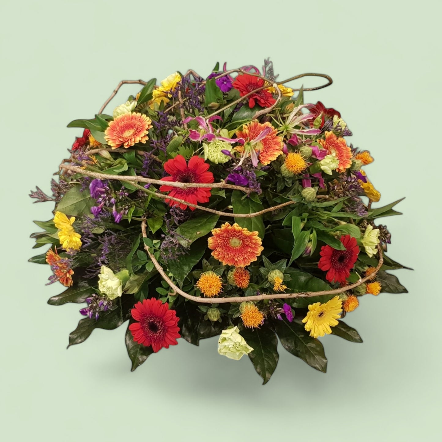 Biedermeijer Bloemstuk van 40 cm: met diverse kleuren