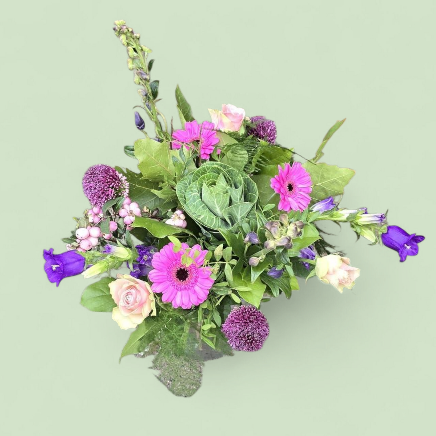 Herfstboeket – roze paars zalm