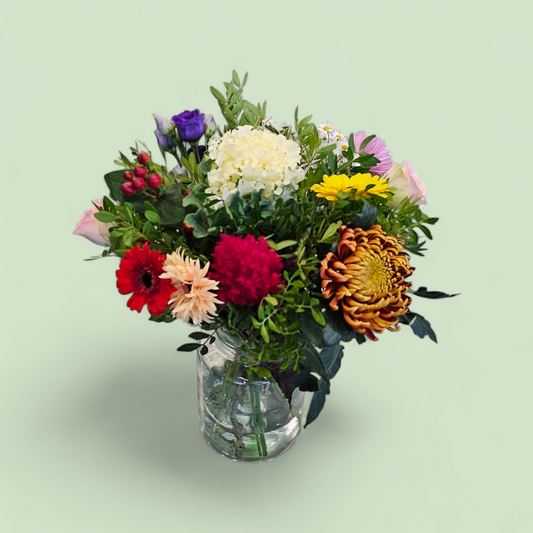 Klassiek Kleurrijk Boeket chrysant brassica