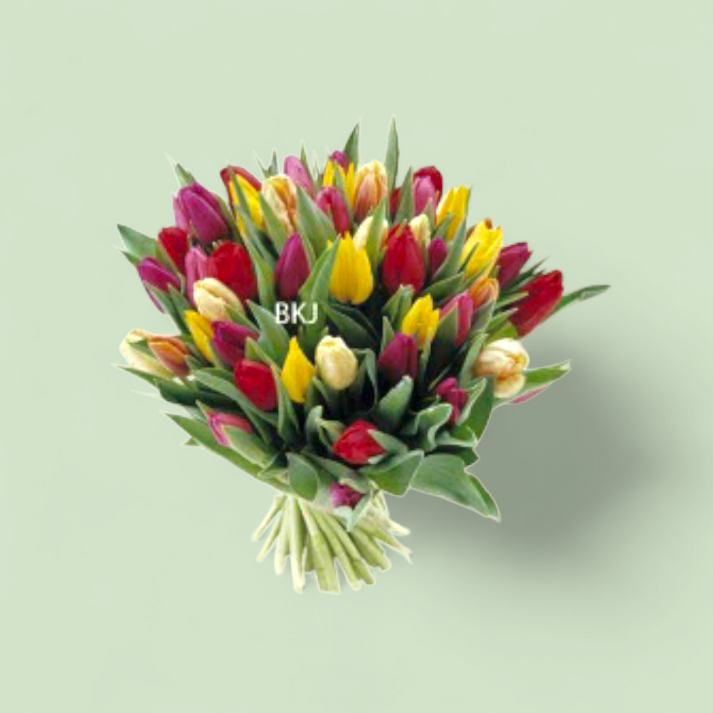 Boeket gemengde tulpen