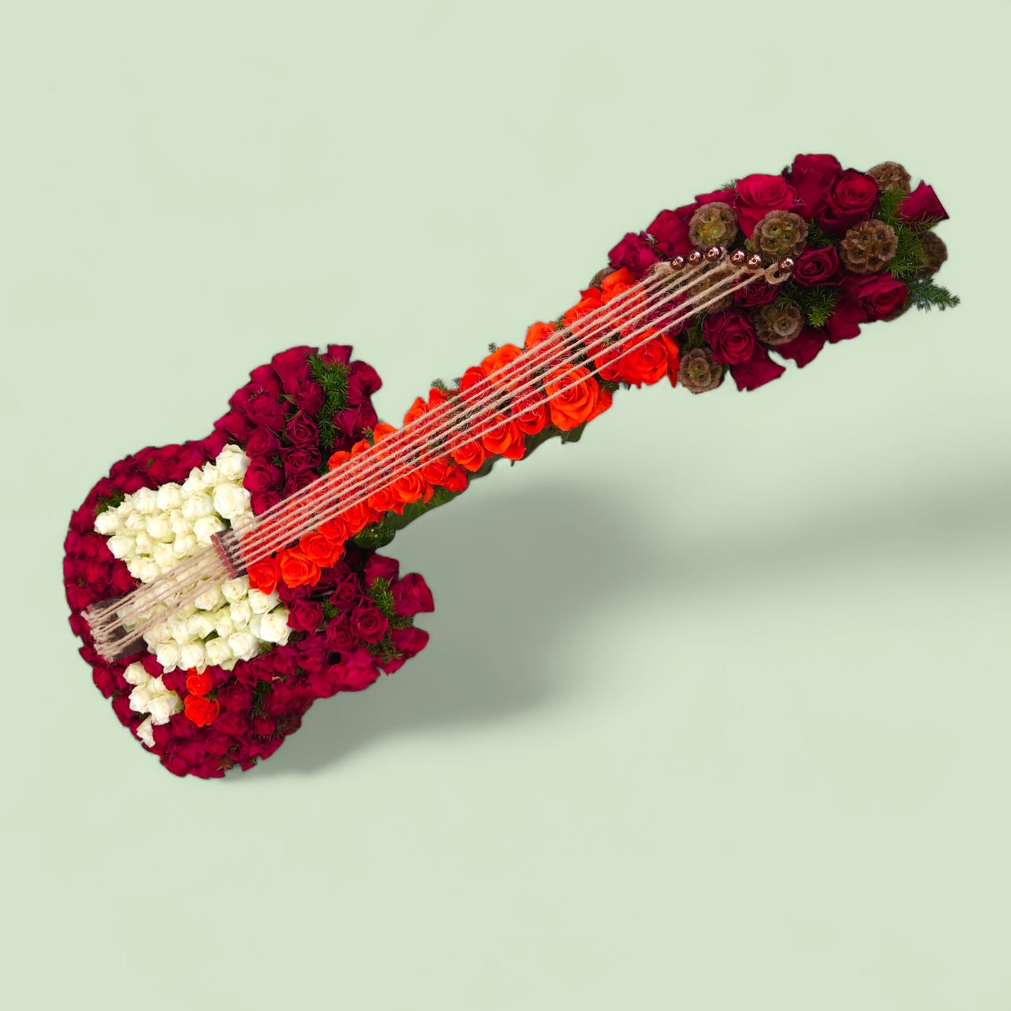 Gitaar van Rozen: Een Muzikale Eerbetoon in Bloemen